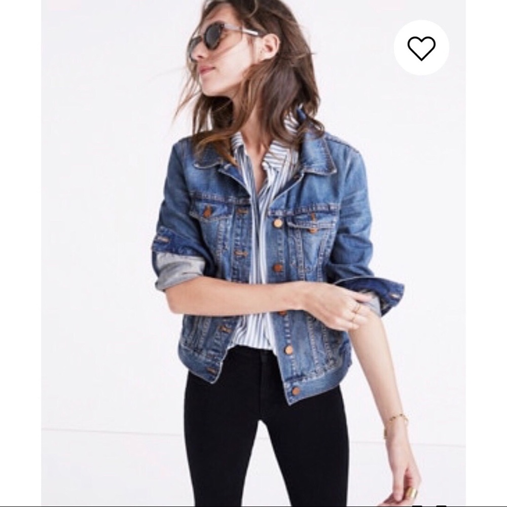 Madewell Pinter Wash Classic Denim Jacket